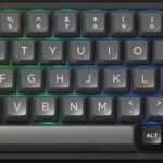 AKKO 3068B Black and Pink ASA 65% Layout 68 Keys Jelly Blue