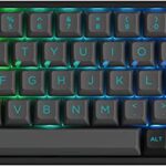 Akko 3068B Plus Black & Cyan 65% 68-Key RGB Hotswap Jelly Black