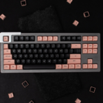 Black-Pink Two Colors MSA Profile150 Keys Double Shot Keycaps
