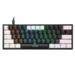 LEAVEN K620 Black 61 Keys Wired Mechanical Keyboard
