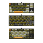 E-Yooso Z87 Hotswap Mechanical Keyboard (Yellow Backlit)